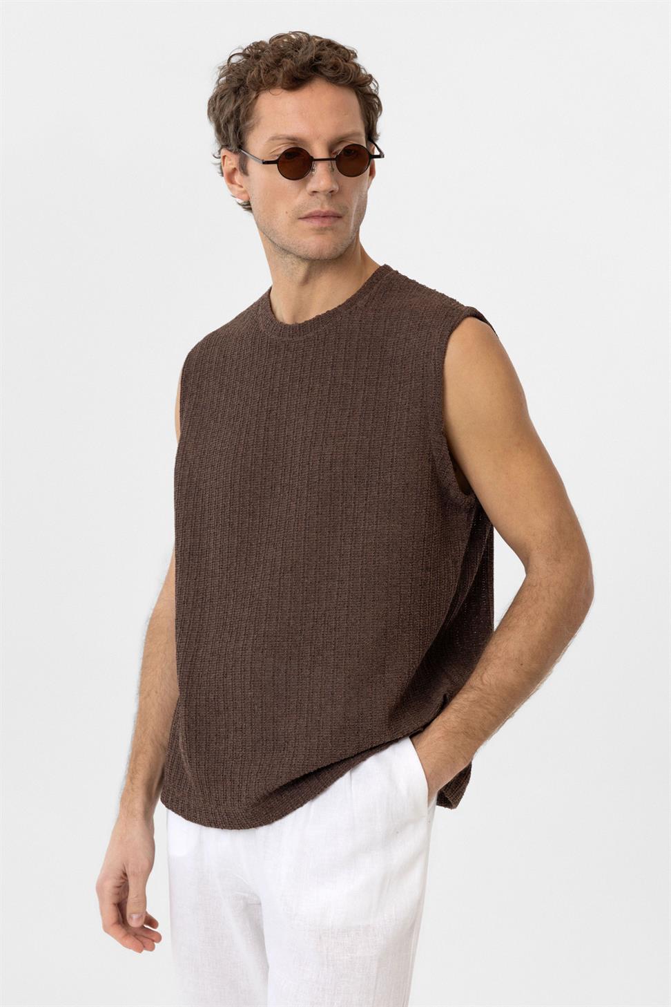 Antioch Koyu Kahve Dokulu Erkek Atlet