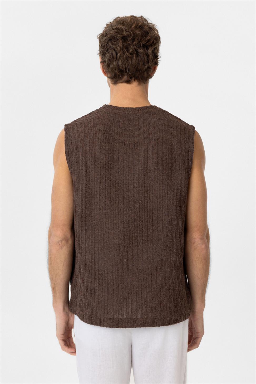 Antioch Koyu Kahve Dokulu Erkek Atlet