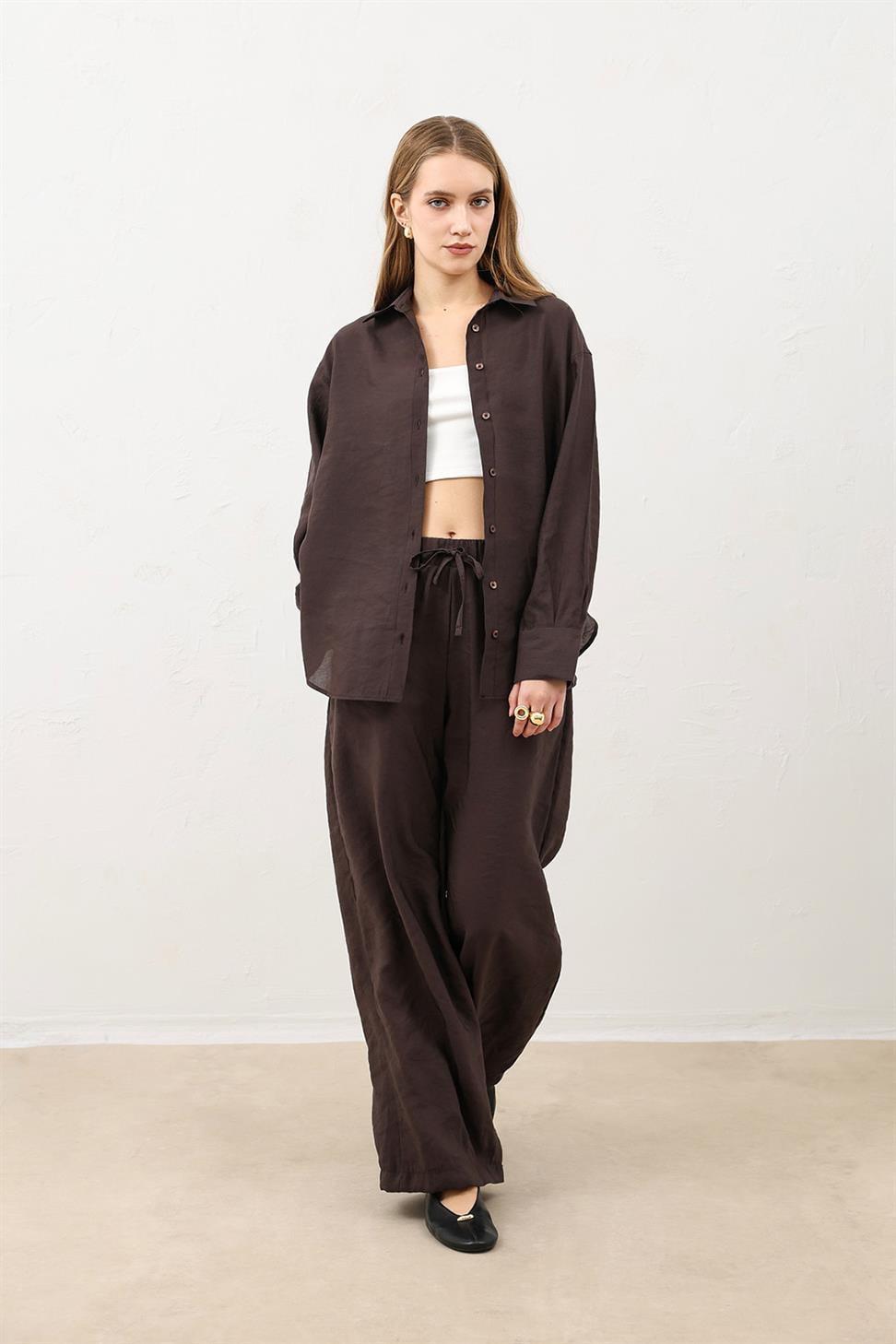 قميص نسائي كبير الحجم