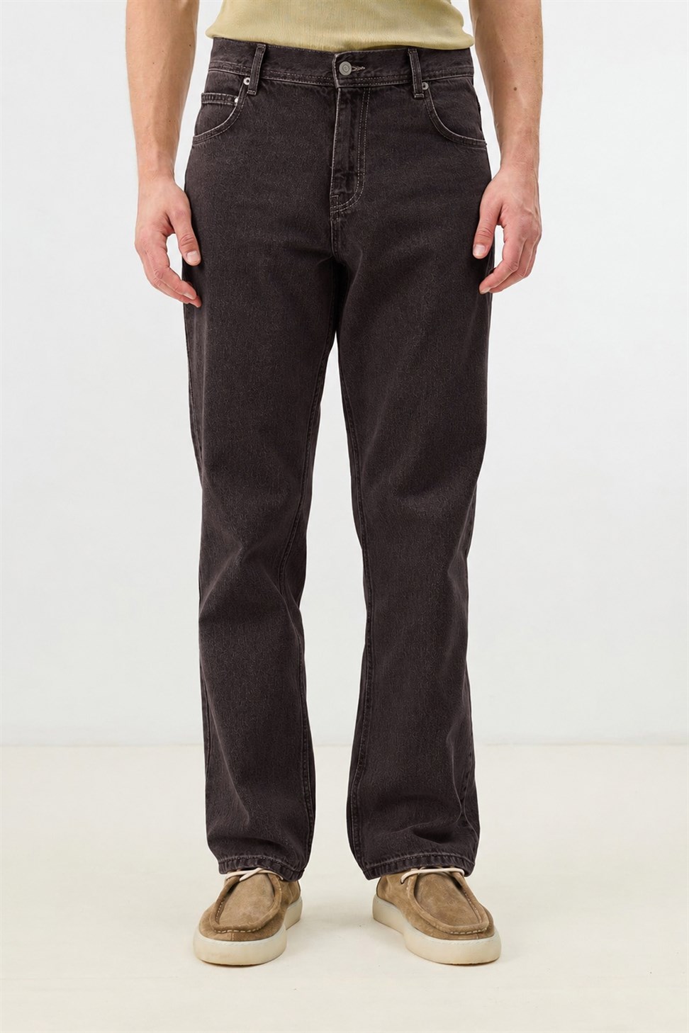 Antioch Koyu Kahve Regular Fit Erkek Jean