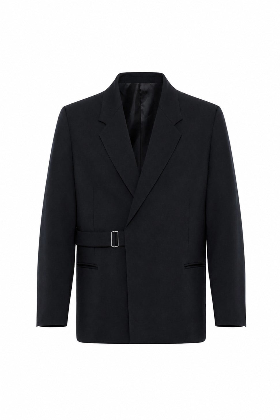 Antioch Koyu Lacivert Kuşaklı Relax Fit Erkek Blazer Ceket