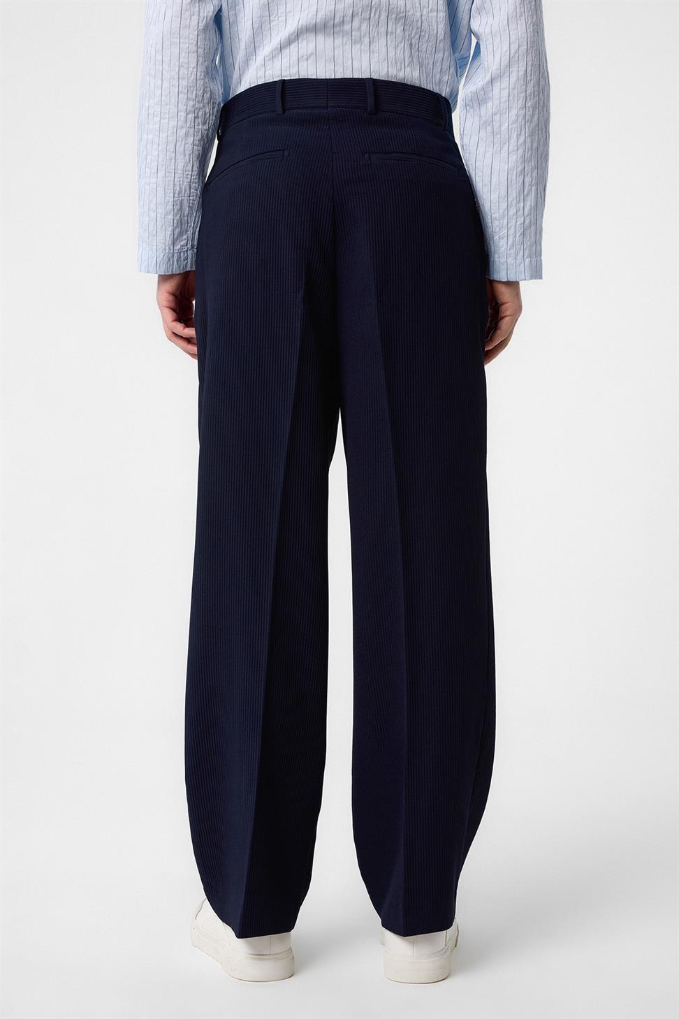 Antioch Lacivert Baggy Fitilli Erkek Pantolon