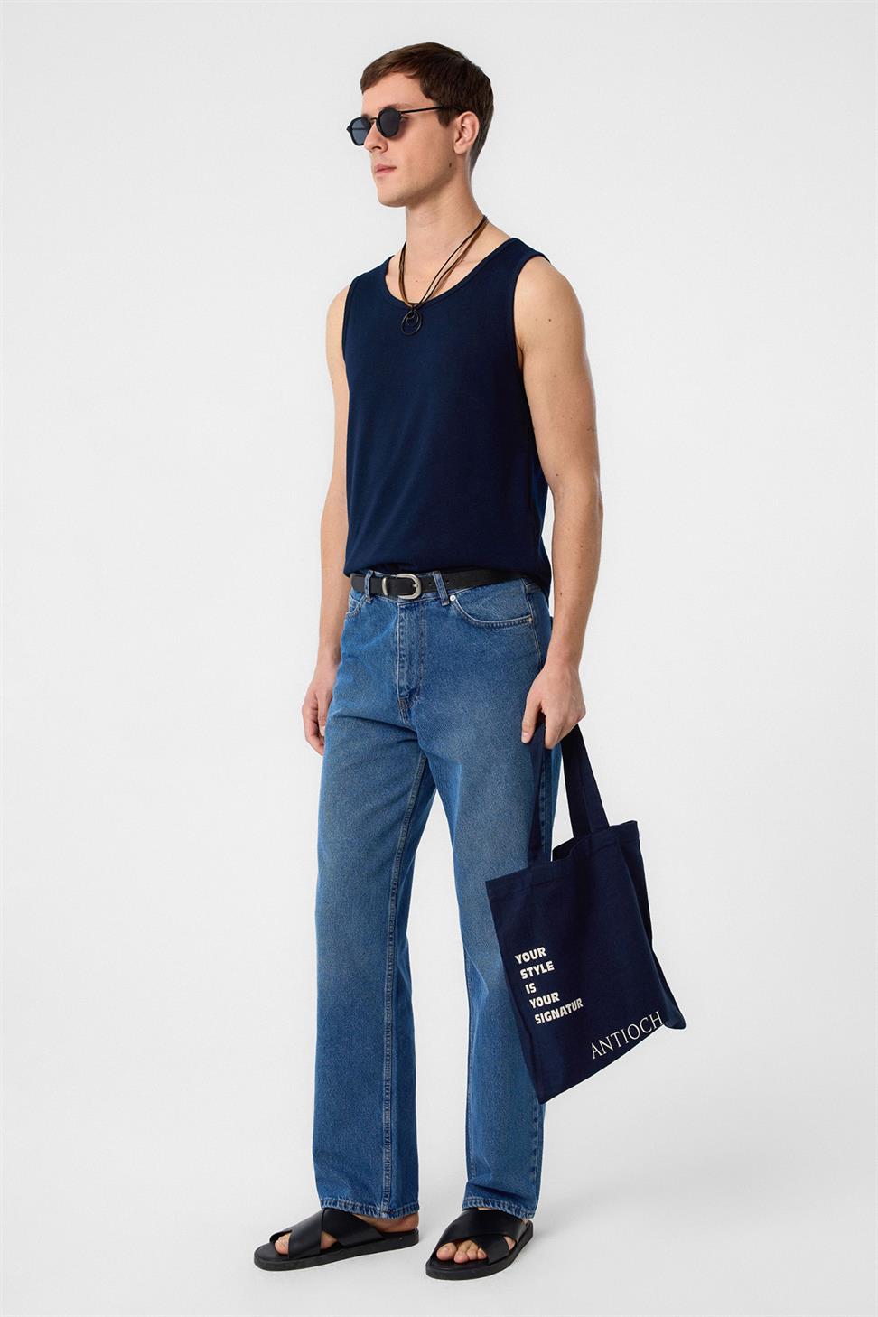 Antioch Lacivert Basic Erkek Atlet