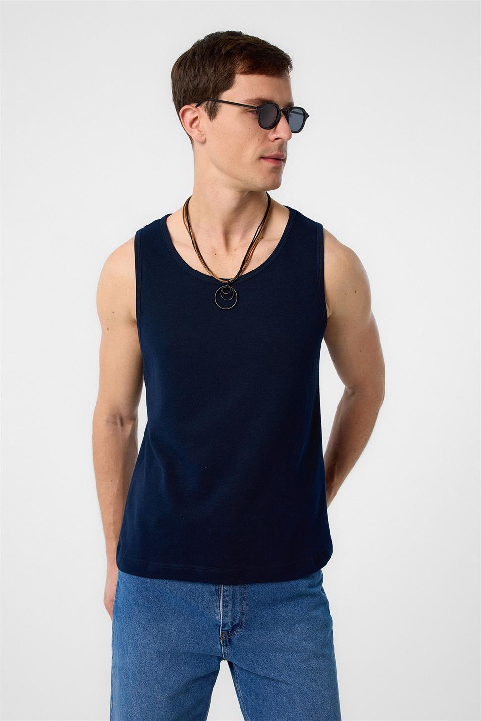 Antioch Lacivert Basic Erkek Atlet