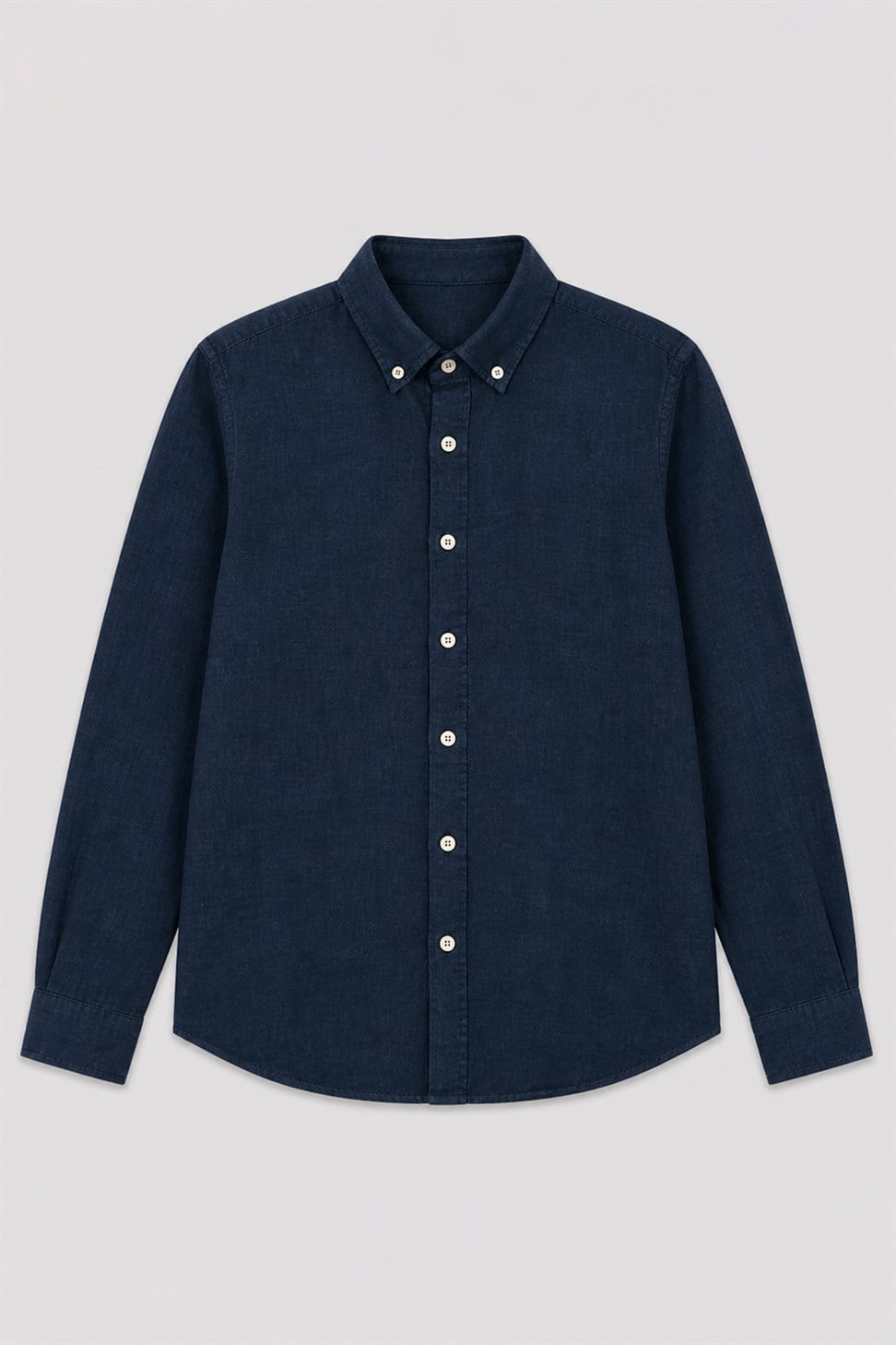 Relaxed Fit Mens Shirt with Linen Blend
