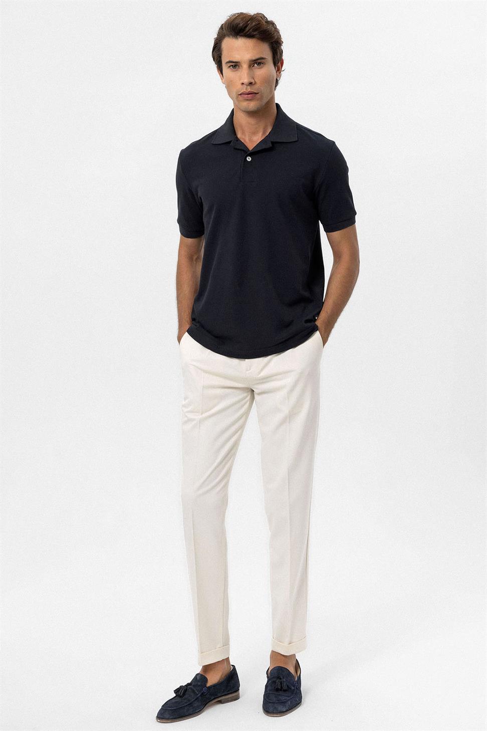 تي شيرت بياقة بولو للرجال