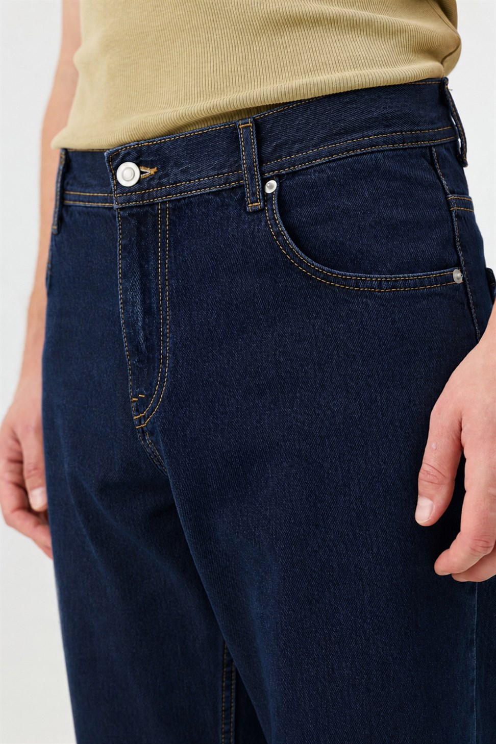 Antioch Lacivert Regular Fit Erkek Jean