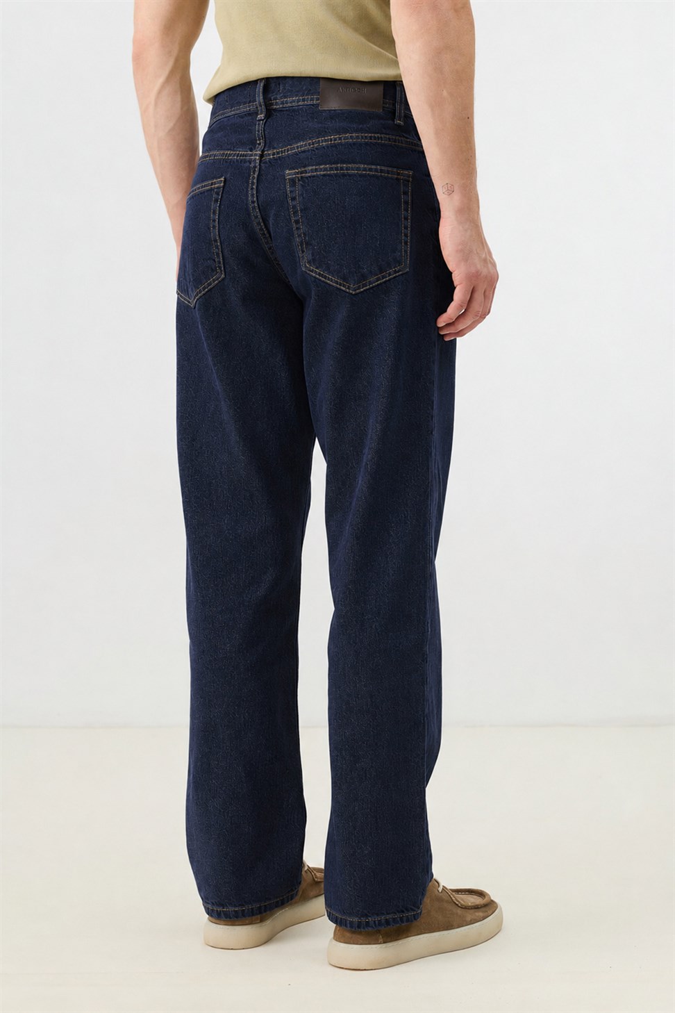 Antioch Lacivert Regular Fit Erkek Jean