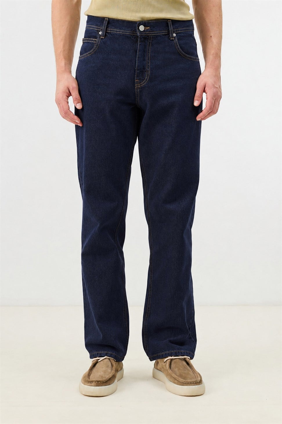 Antioch Lacivert Regular Fit Erkek Jean