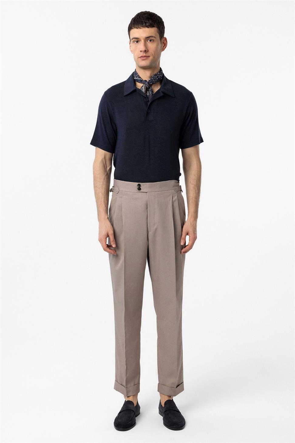 Antioch Lacivert Regular Fit Polo Yaka Erkek T-Shirt