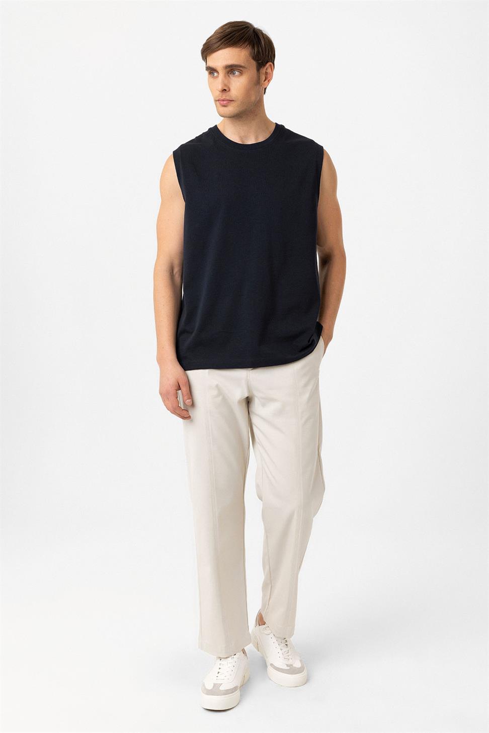 Antioch Lacivert Relaxed Fit Erkek Atlet