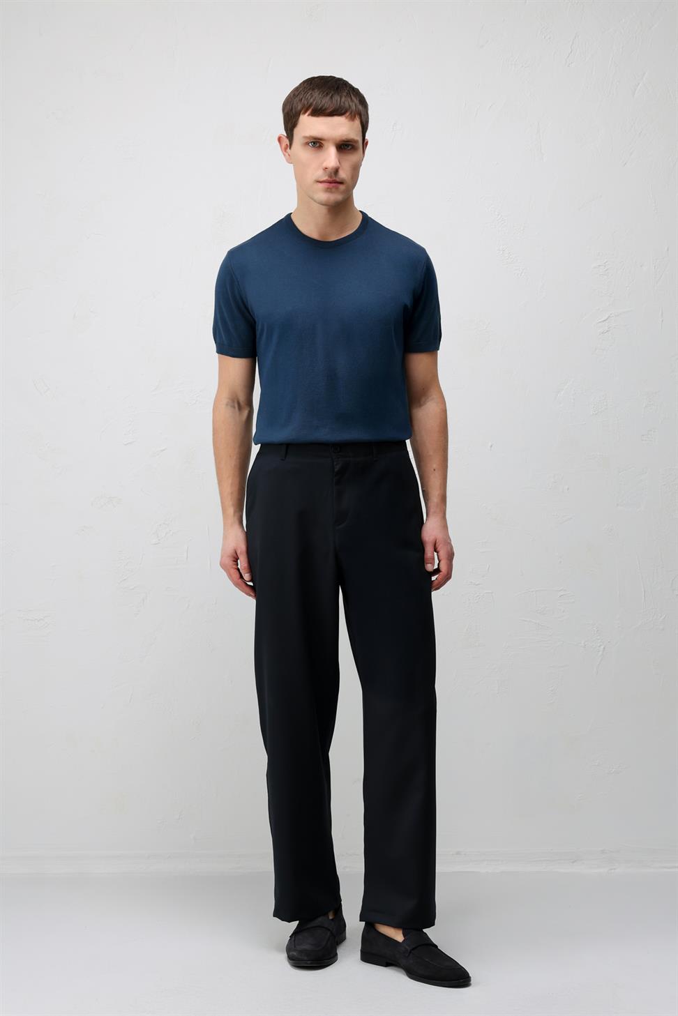 Antioch Lacivert Relaxed Fit Erkek Pantolon