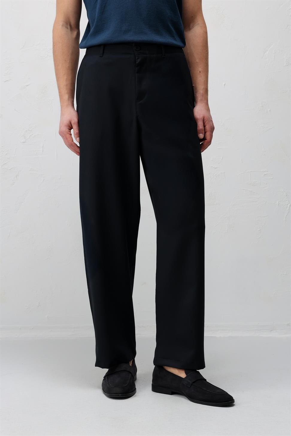 Antioch Lacivert Relaxed Fit Erkek Pantolon