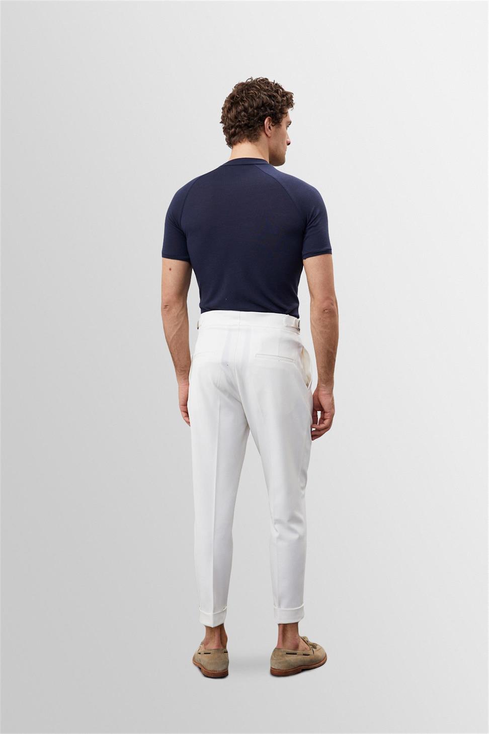 Antioch Lacivert Slim Fit Bisiklet Yaka Erkek T-Shirt