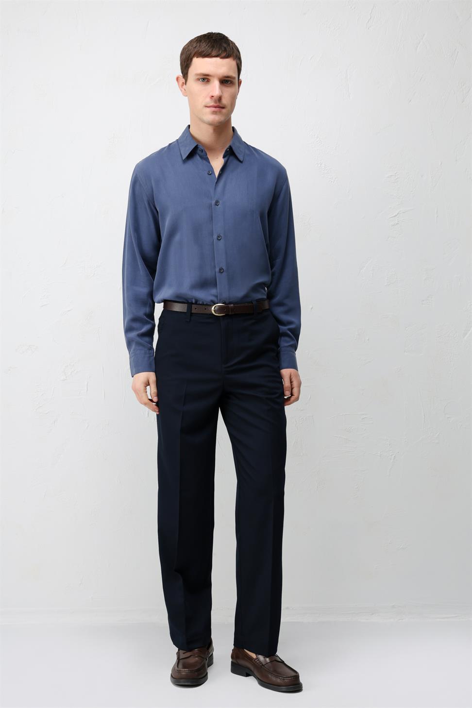 Antioch Lacivert Straight Fit Erkek Pantolon