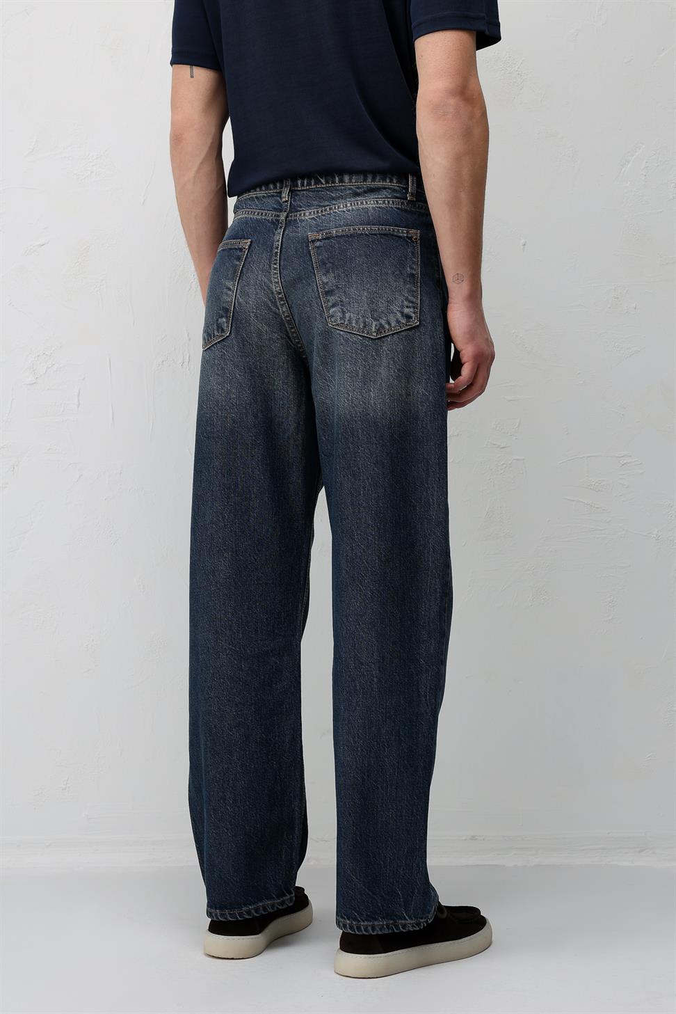 Antioch Mavi Baggy Fit Erkek Jean