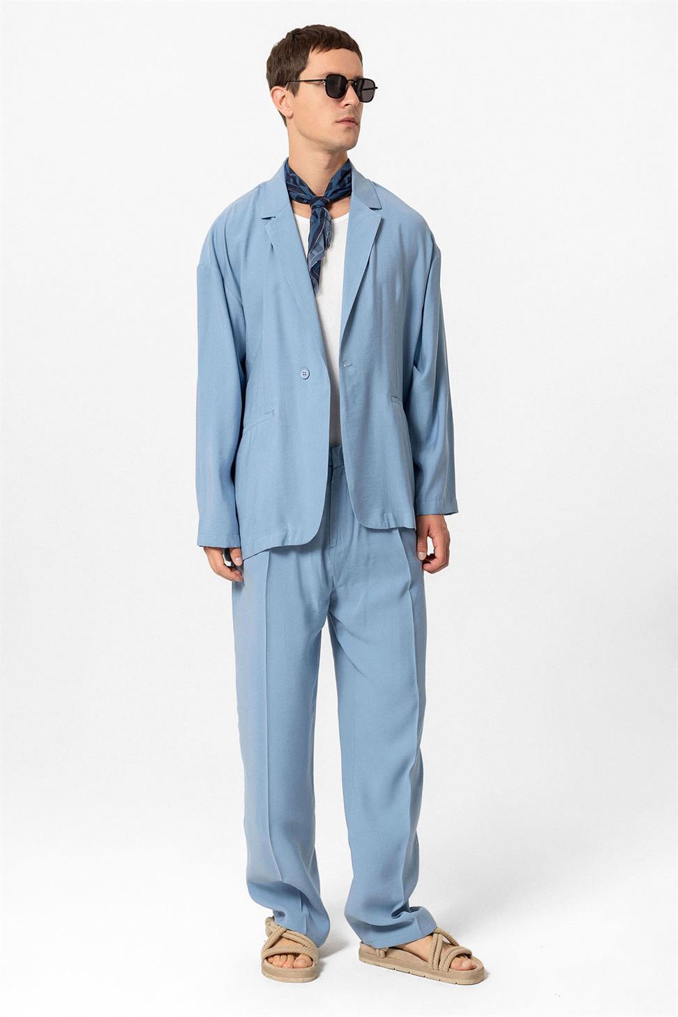 Oversized Unlined Mens Blazer Jacket