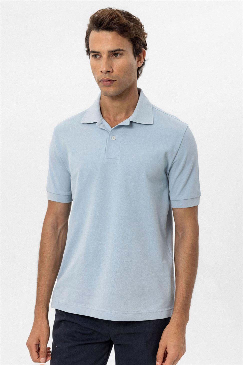 تي شيرت بياقة بولو للرجال