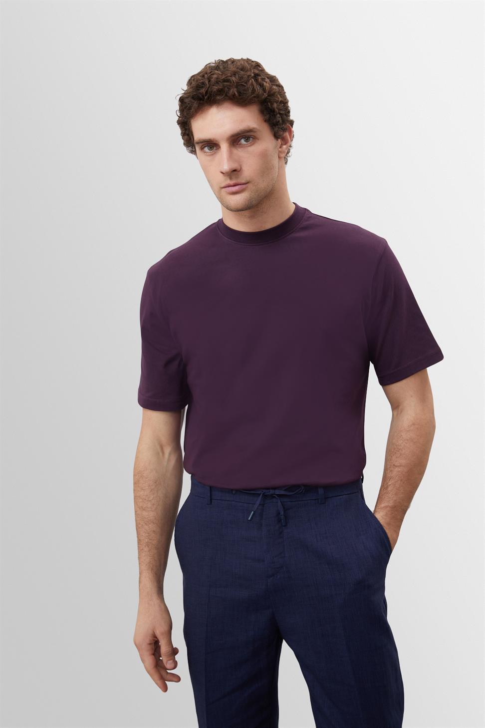 Antioch Mürdüm Bisiklet Yaka Basic T-Shirt