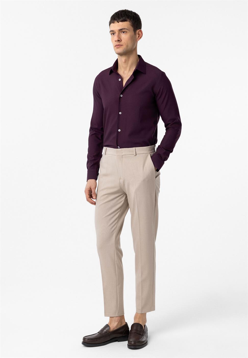 قميص رجالي سليم فيت