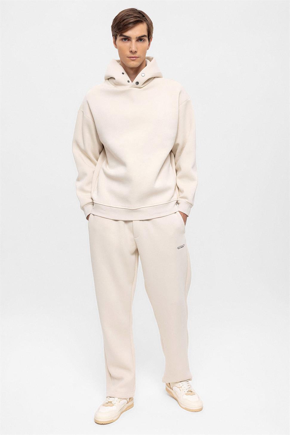 سترة رجالية بغطاء للرأس مقاس كبير