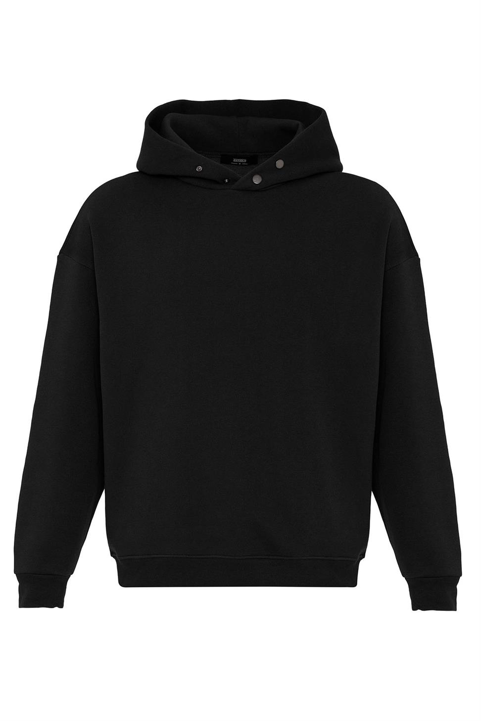 سترة رجالية بغطاء للرأس مقاس كبير