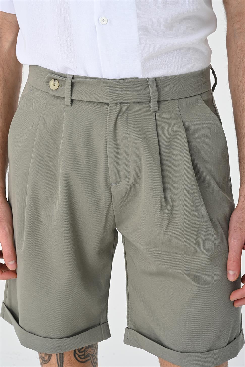 شورت رجالي مطوي