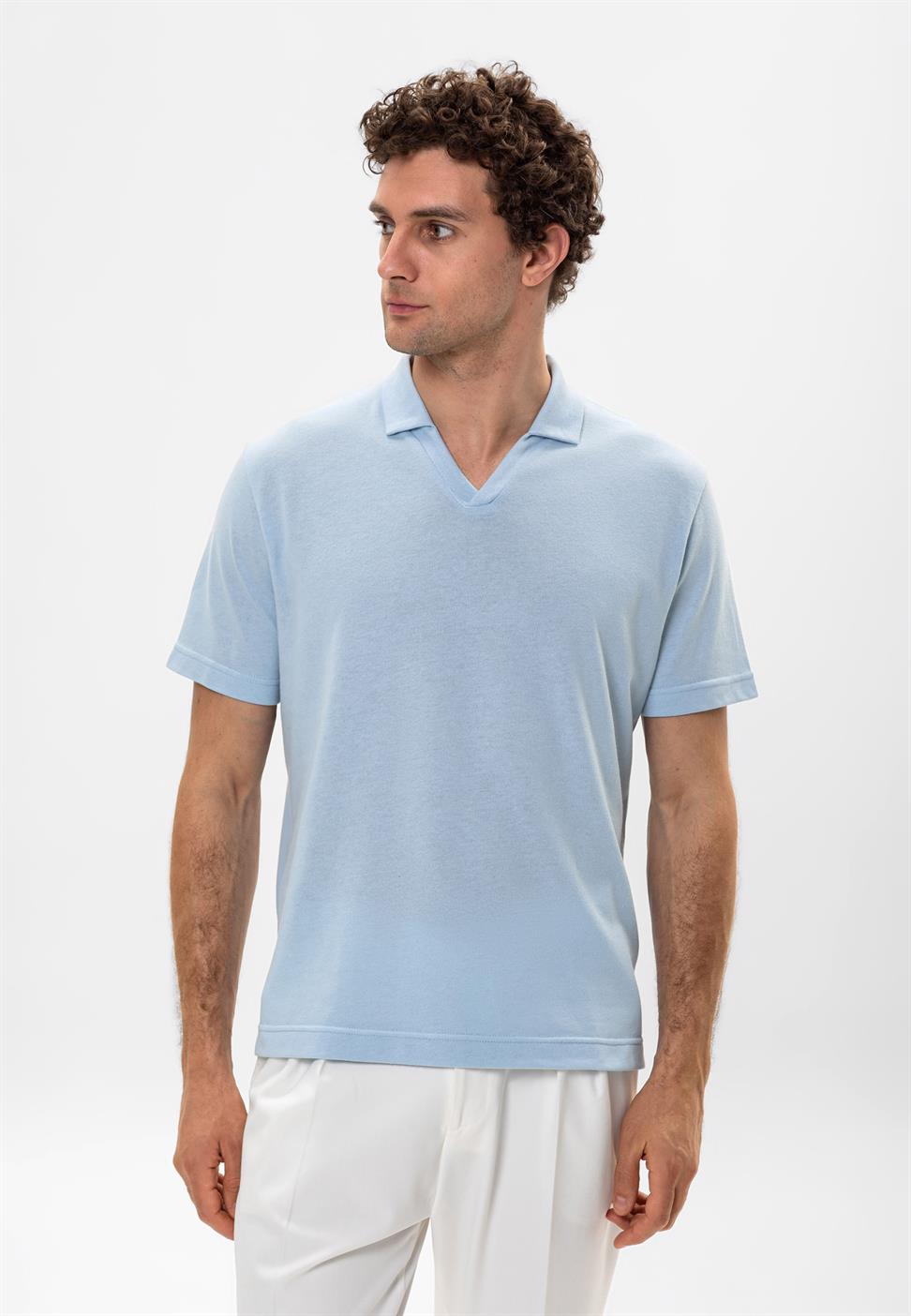 تي شيرت بولو V ياكا إركيك