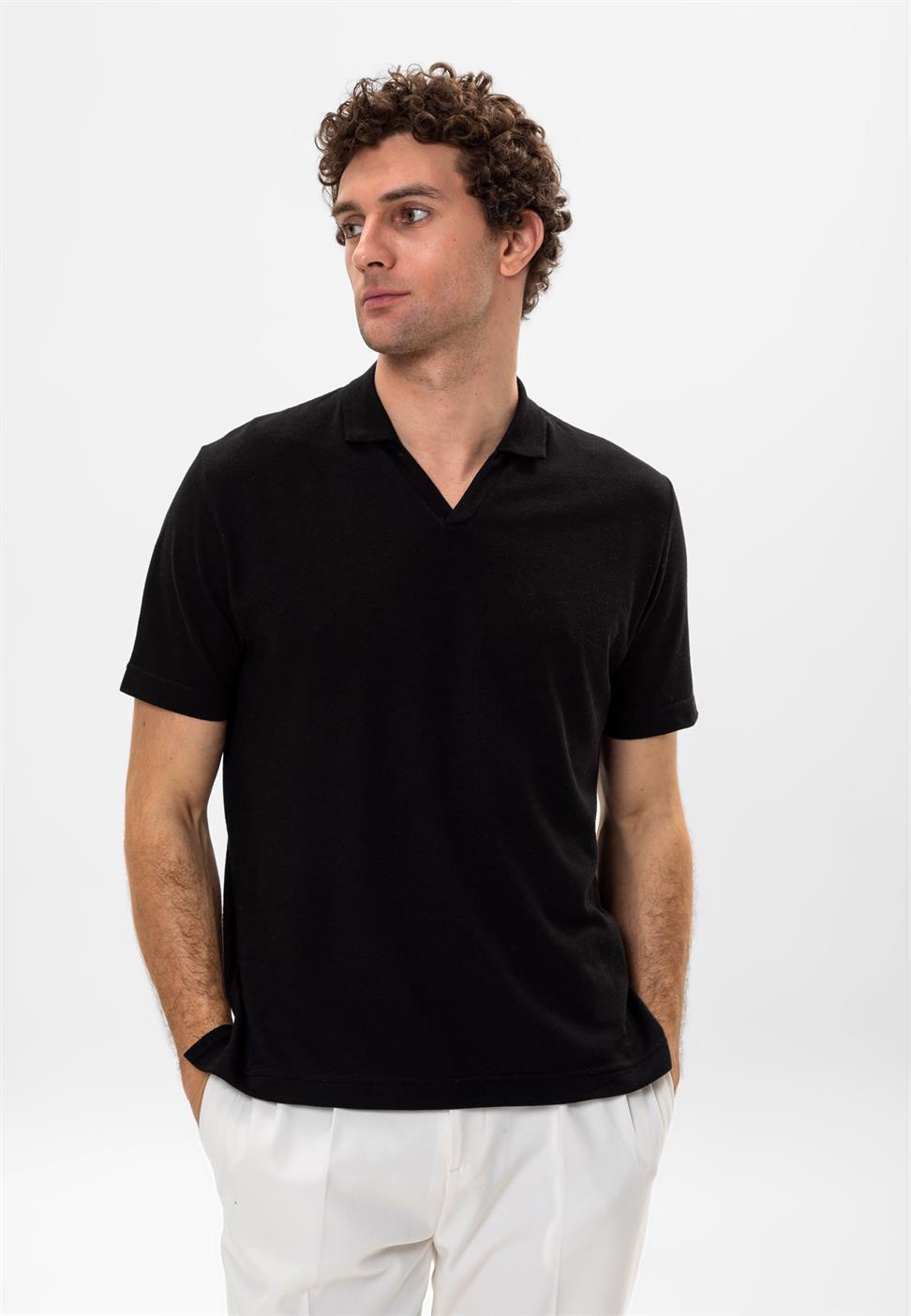 تي شيرت بولو V ياكا إركيك