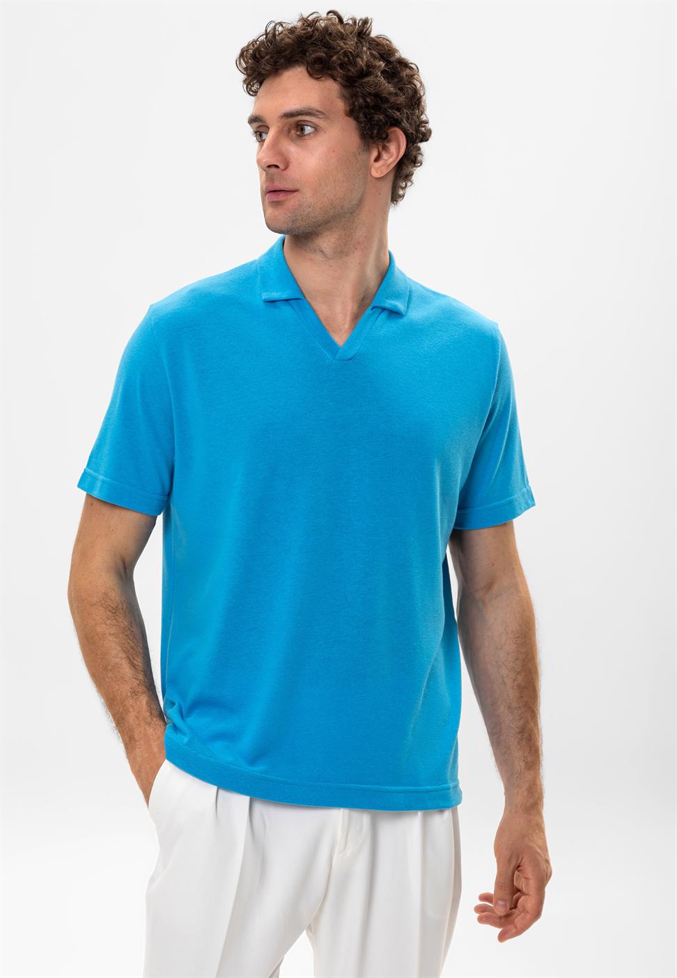 تي شيرت بولو V ياكا إركيك