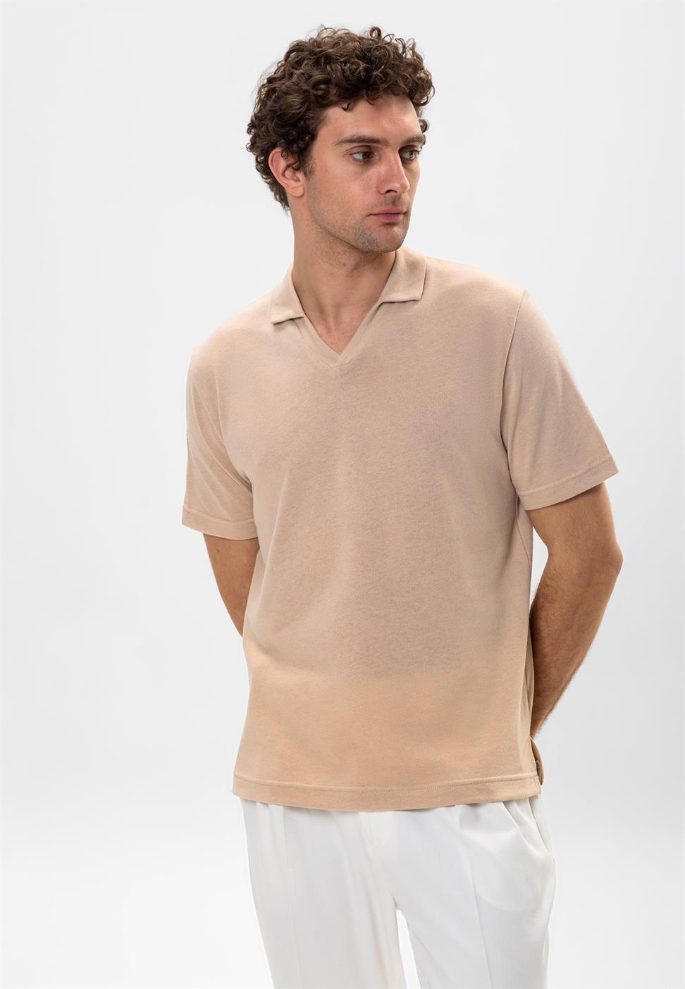 تي شيرت بولو V ياكا إركيك