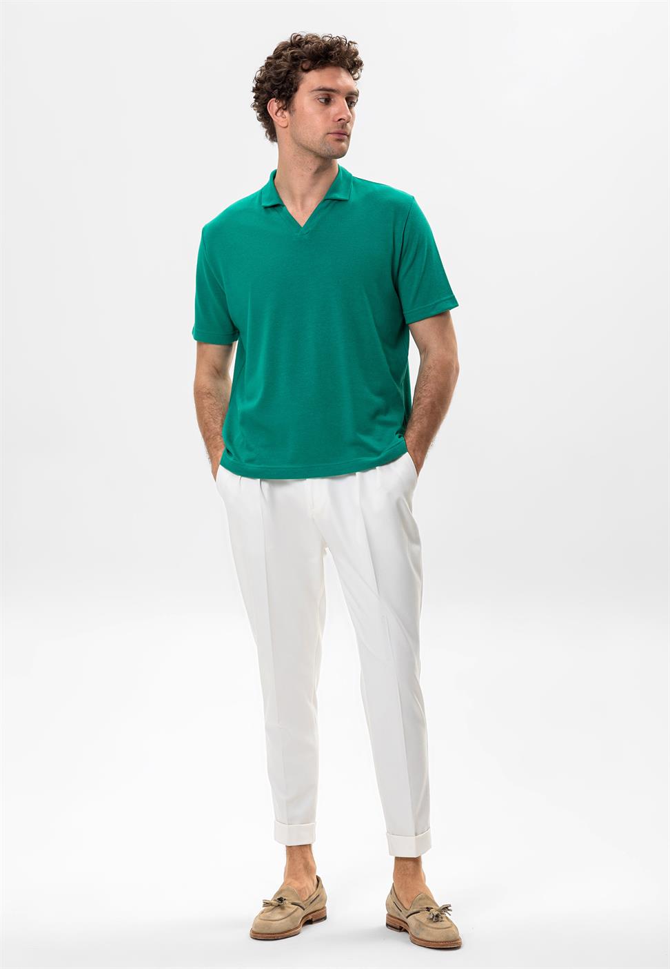 تي شيرت بولو V ياكا إركيك