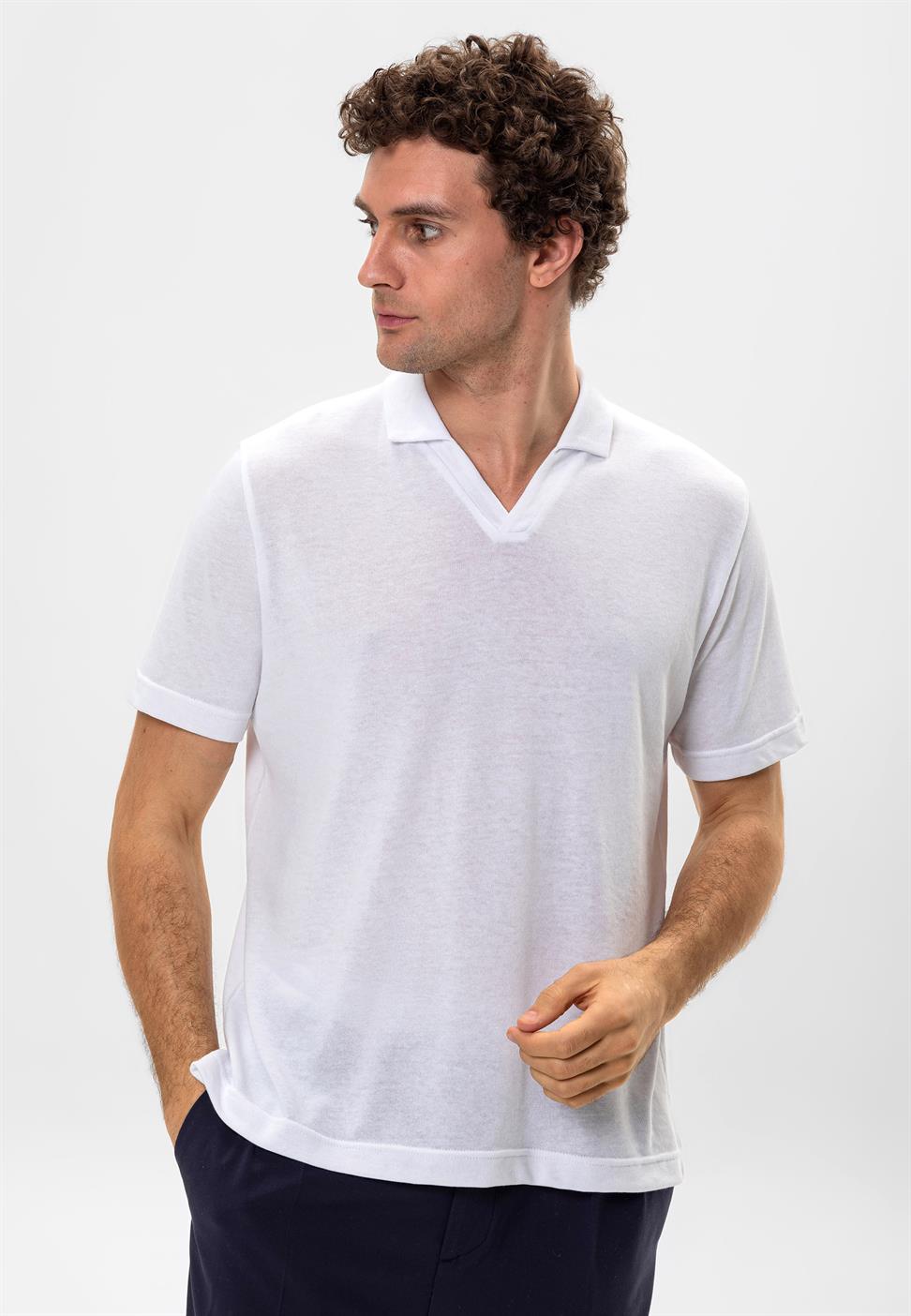 تي شيرت بولو V ياكا إركيك