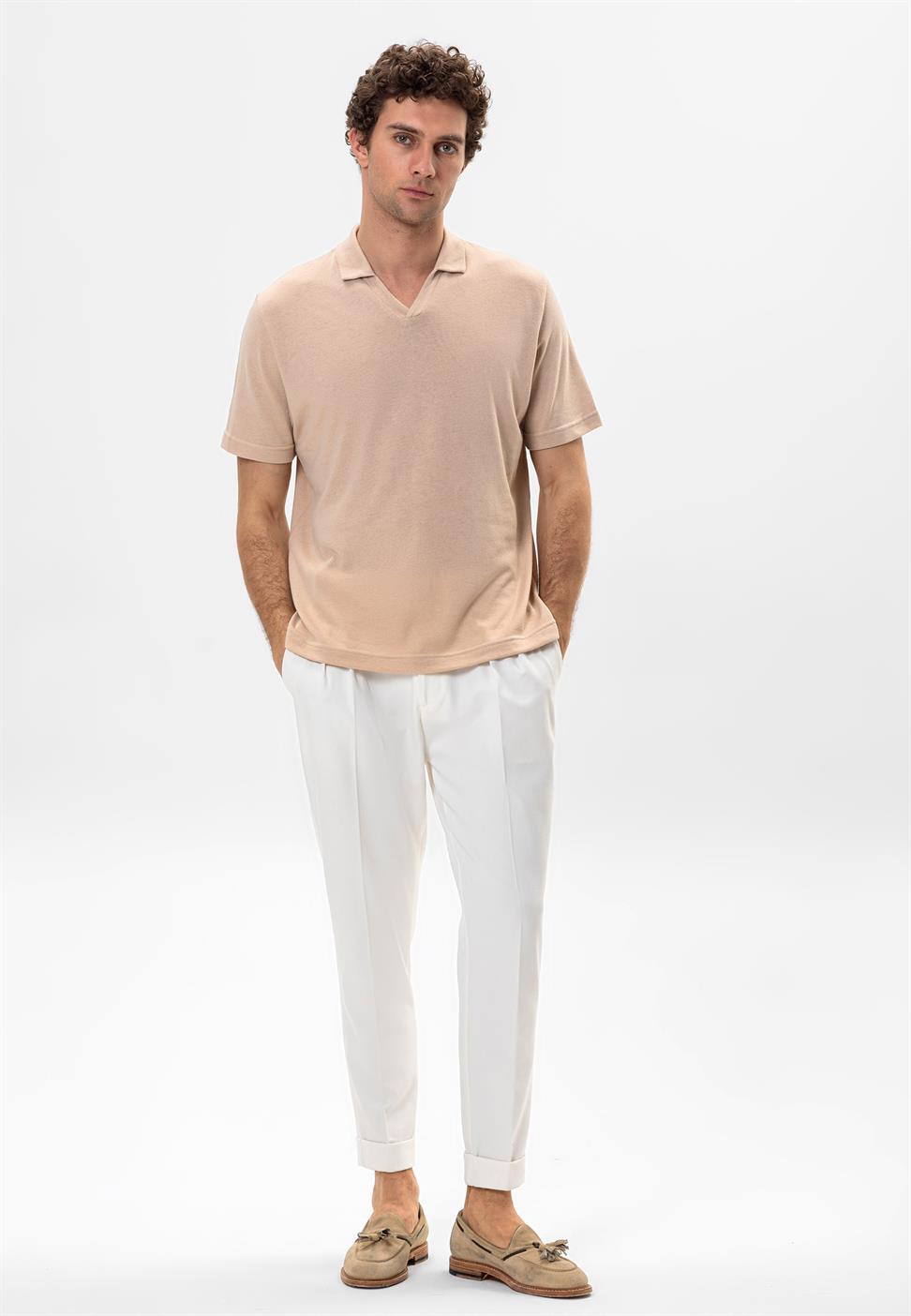 تي شيرت بولو V ياكا إركيك