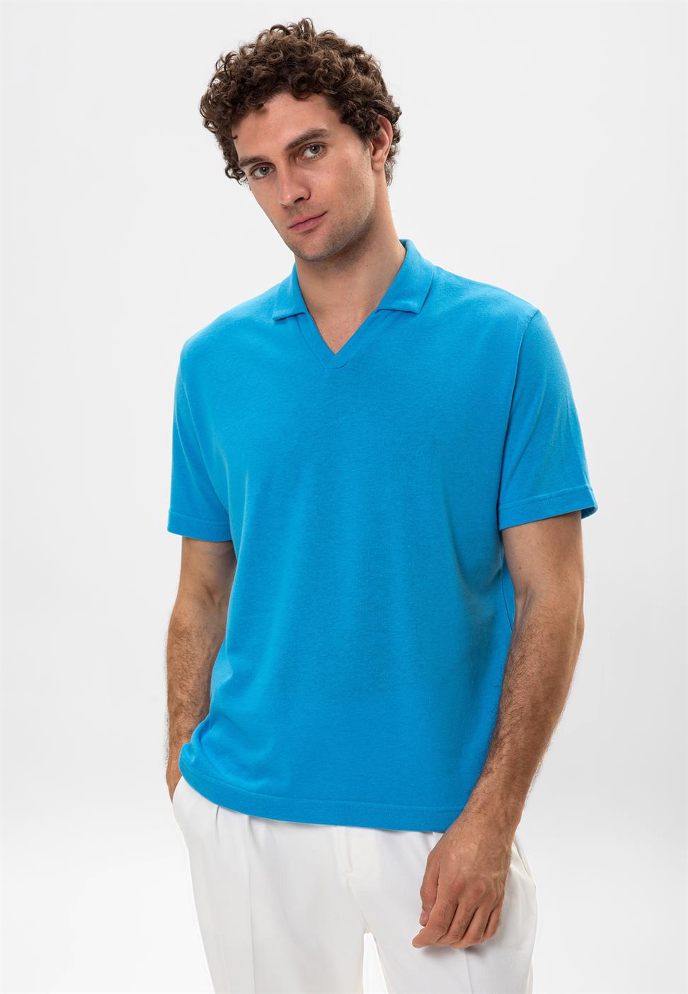 تي شيرت بولو V ياكا إركيك