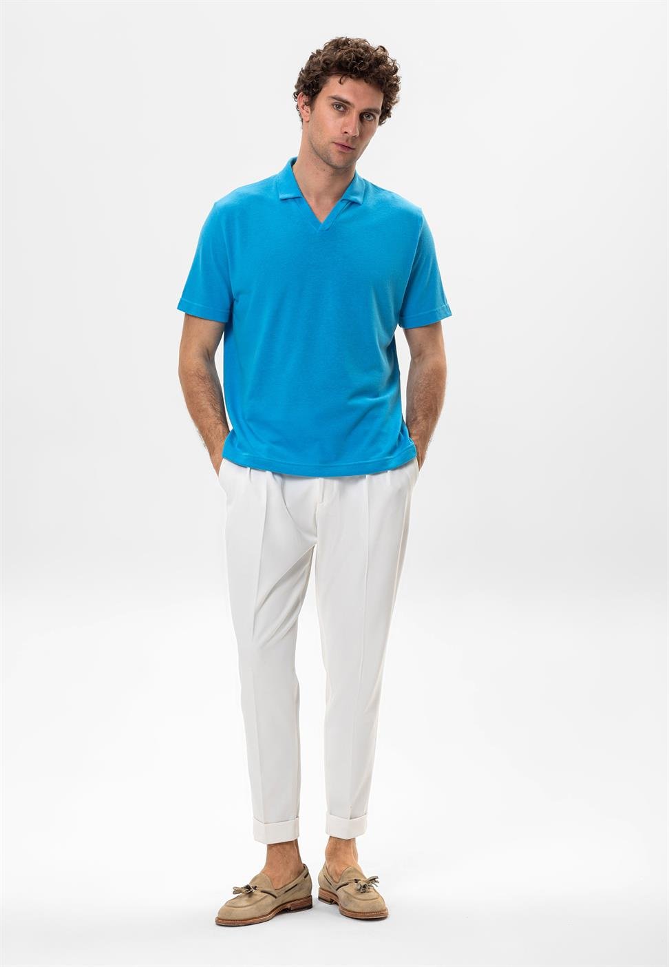 تي شيرت بولو V ياكا إركيك