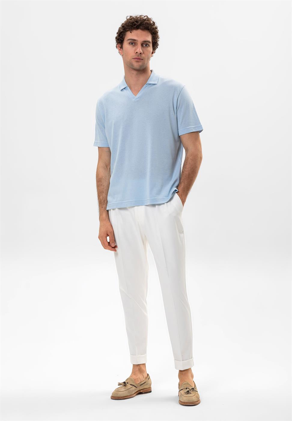 تي شيرت بولو V ياكا إركيك