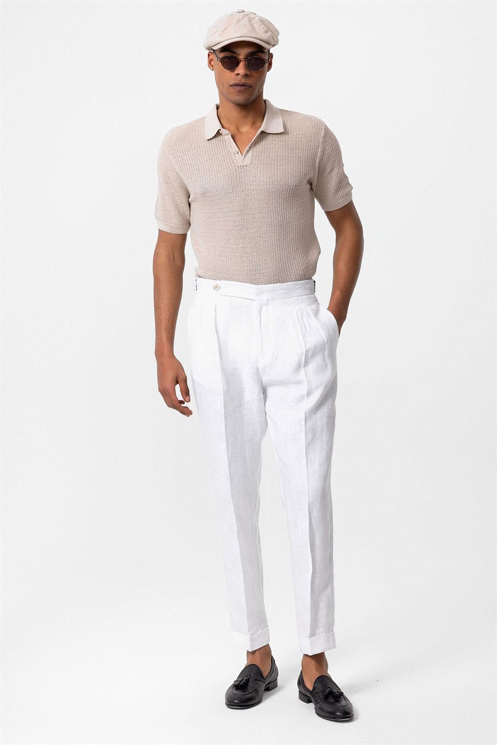 تي شيرت تريكو للرجال بياقة بولو