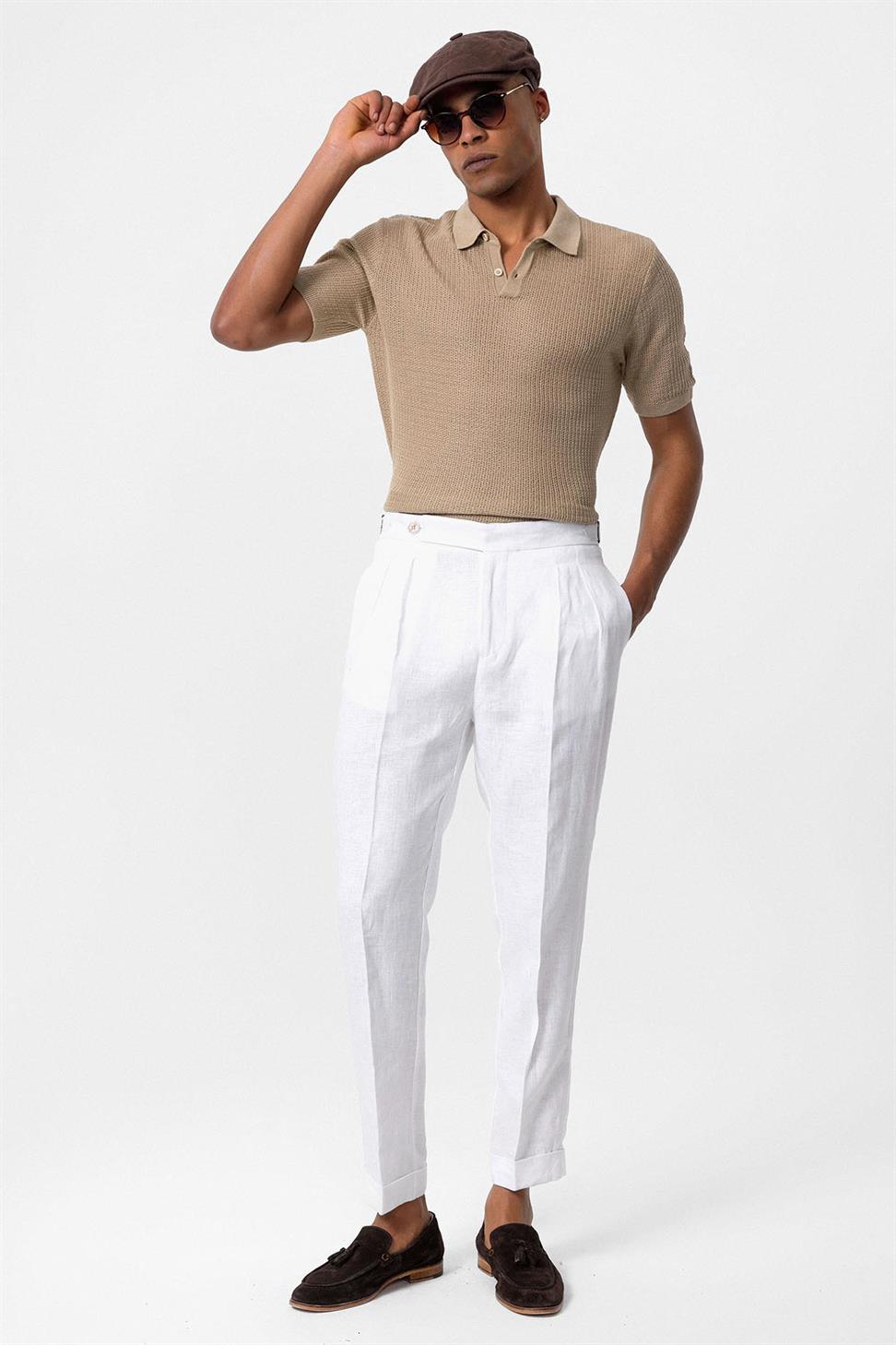 تي شيرت تريكو للرجال بياقة بولو