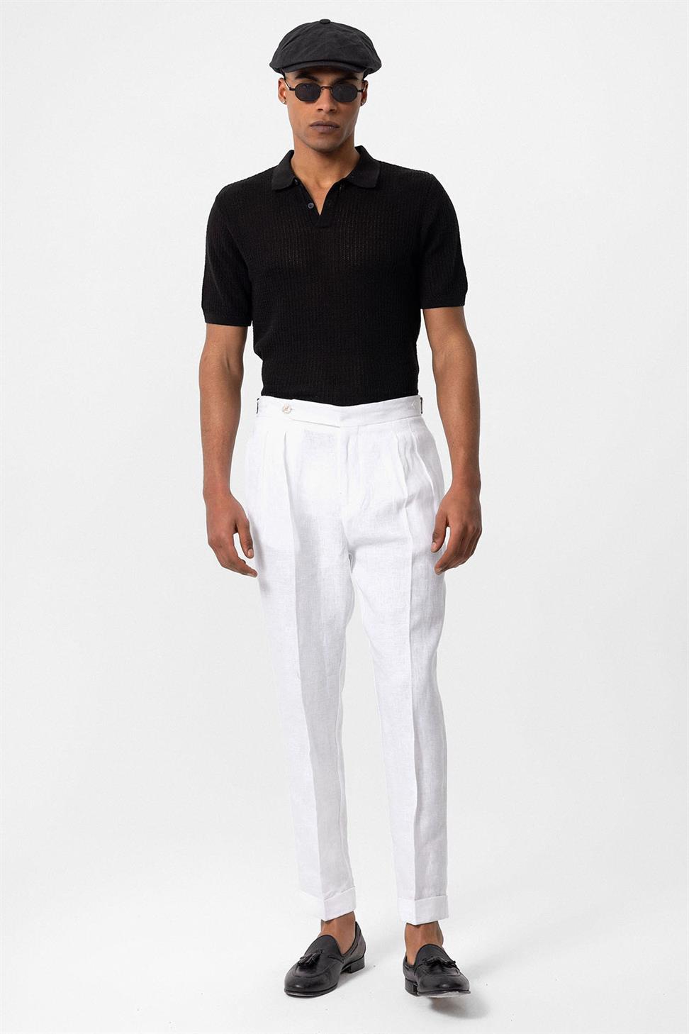 تي شيرت تريكو للرجال بياقة بولو