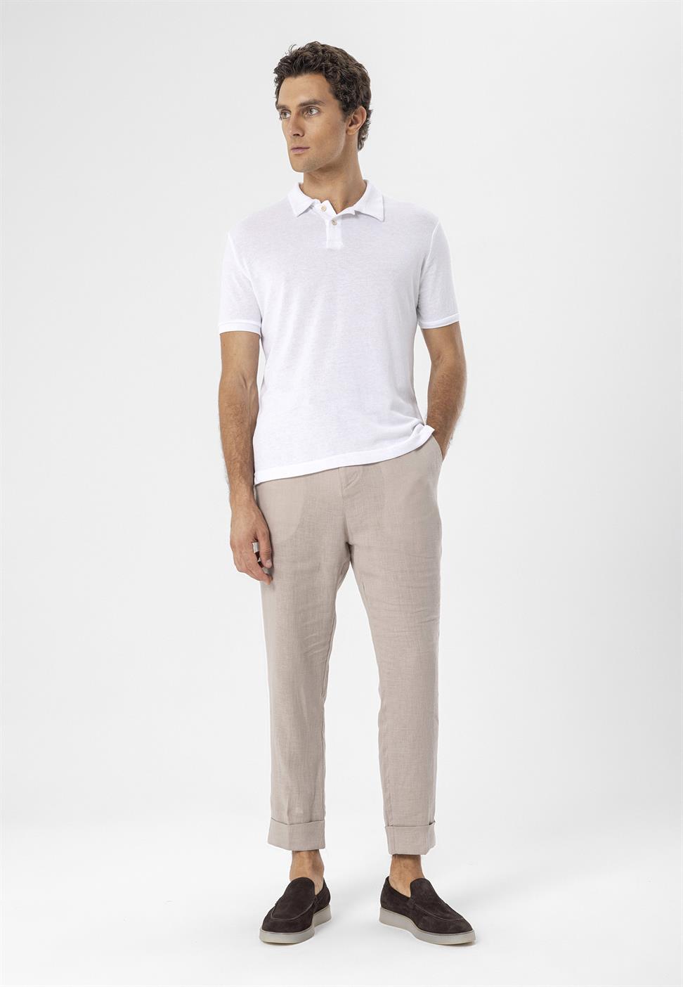 تي شيرت بولو ياكا بقصة ضيقة من Arkek