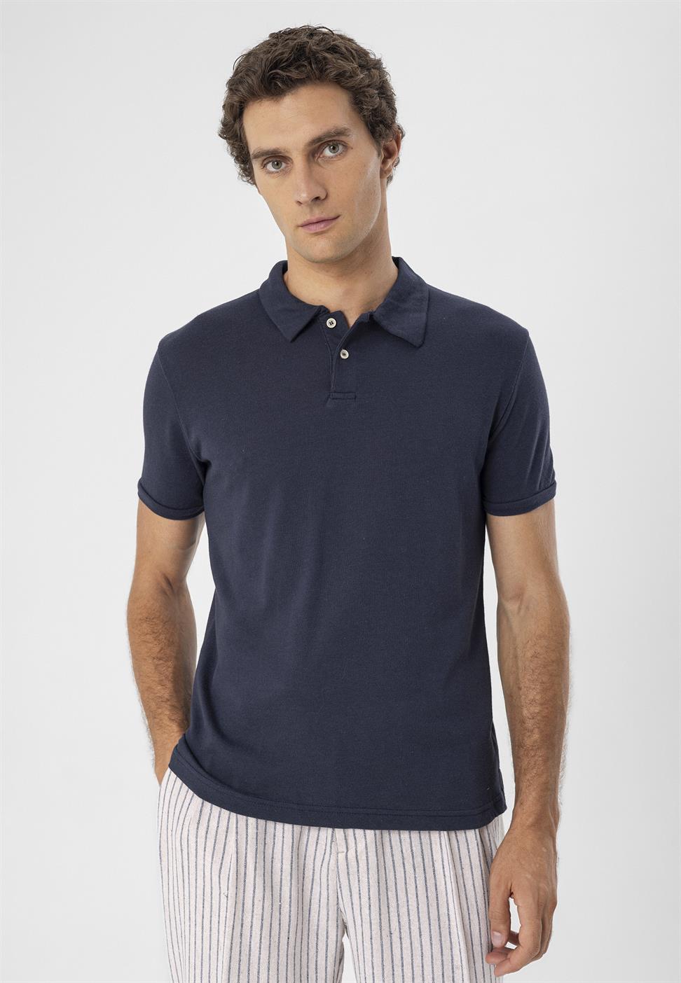 تي شيرت بولو ياكا بقصة ضيقة من Arkek