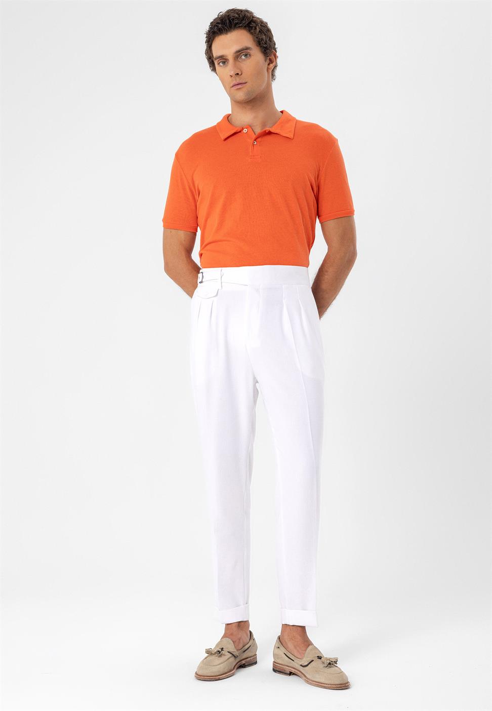 تي شيرت بولو ياكا بقصة ضيقة من Arkek