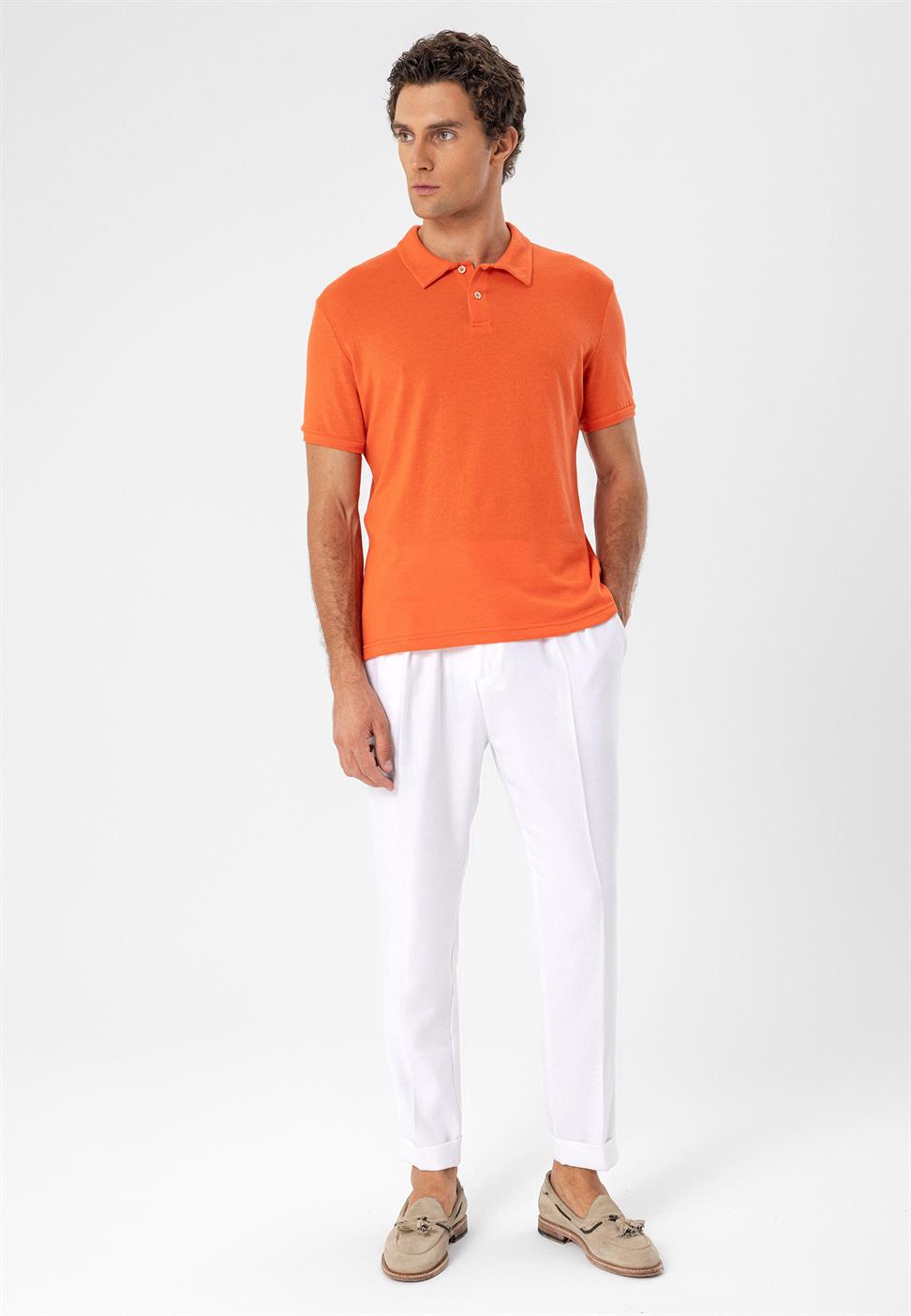 تي شيرت بولو ياكا بقصة ضيقة من Arkek