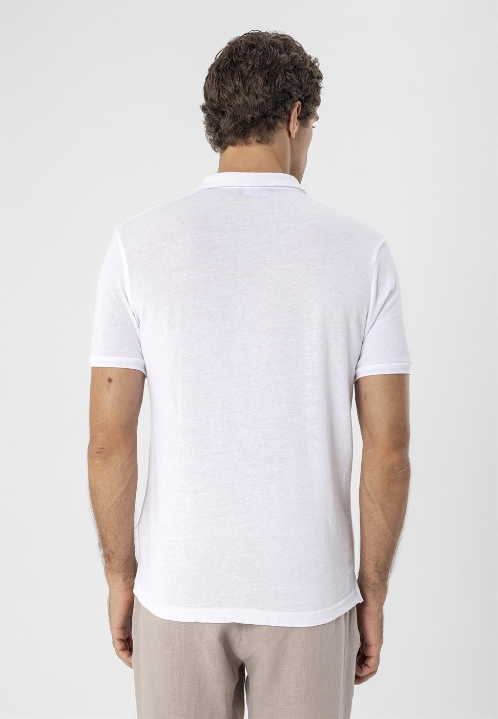 تي شيرت بولو ياكا بقصة ضيقة من Arkek