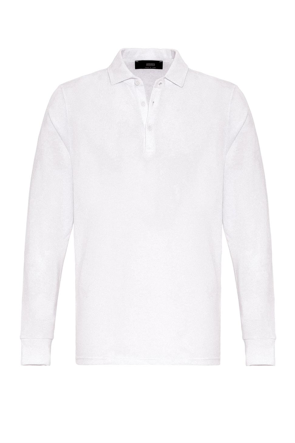 سترة بولو بياقة طويلة الأكمام للرجال