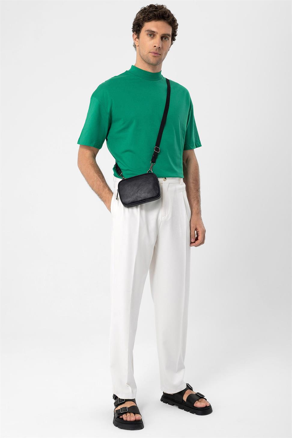 تي شيرت رجالي أساسي مريح