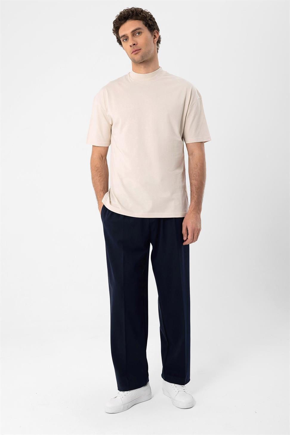 تي شيرت رجالي أساسي مريح