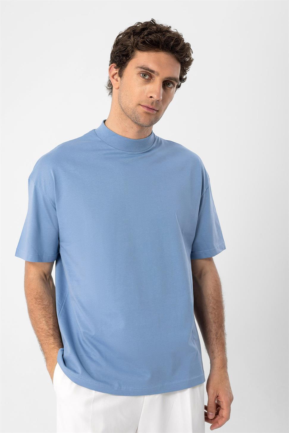 تي شيرت رجالي أساسي مريح