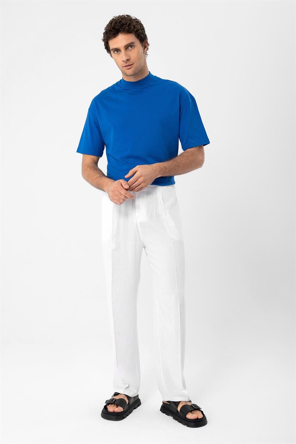 تي شيرت رجالي أساسي مريح